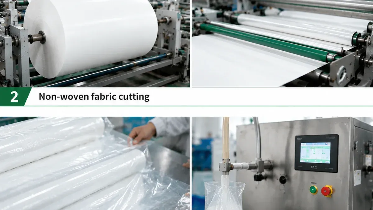 OEM wet wipes production process