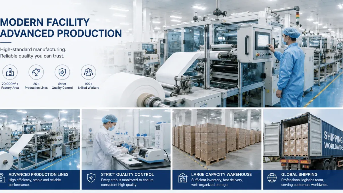 EVERION wet wipes factory facility